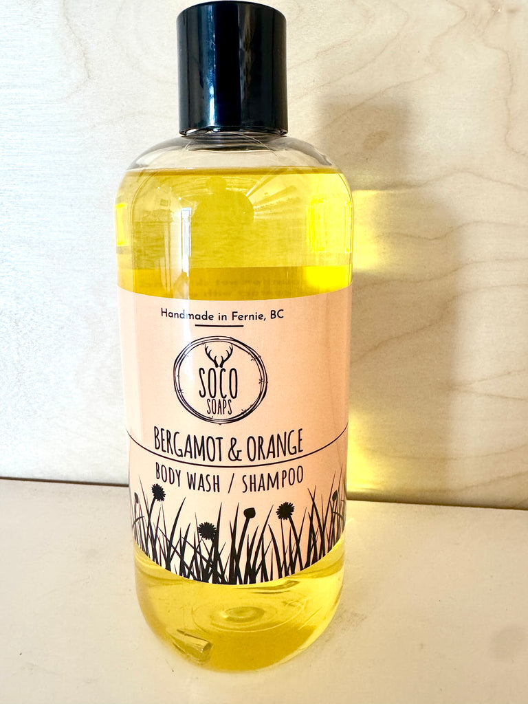 Bergamot + Orange Shampoo and body wash