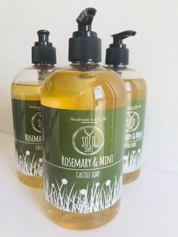 Rosemary+ Mint Castile Soap